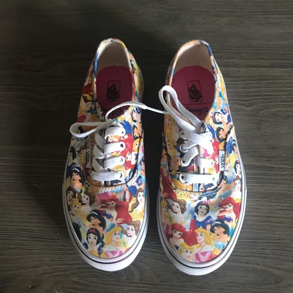 vans disney princess men's